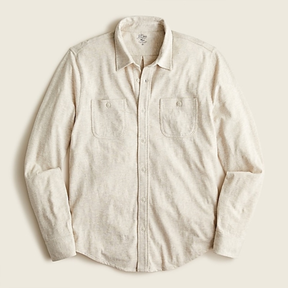 J. Crew Garment-dyed Harbor workshirt NWT XL